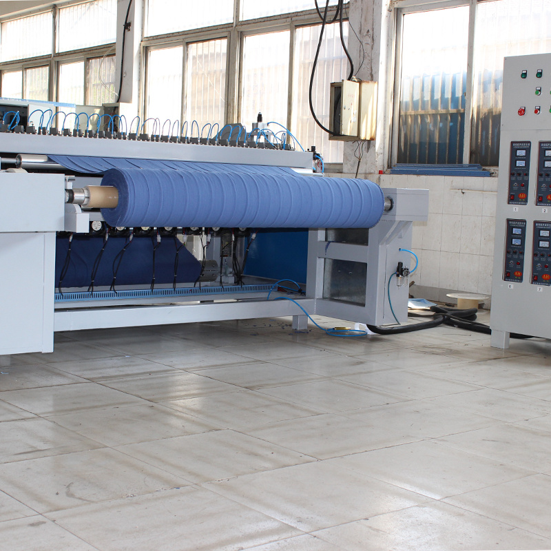 Ultrasonic air cutter slitting machine