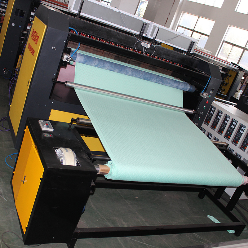 Correction roller winding laminating machine