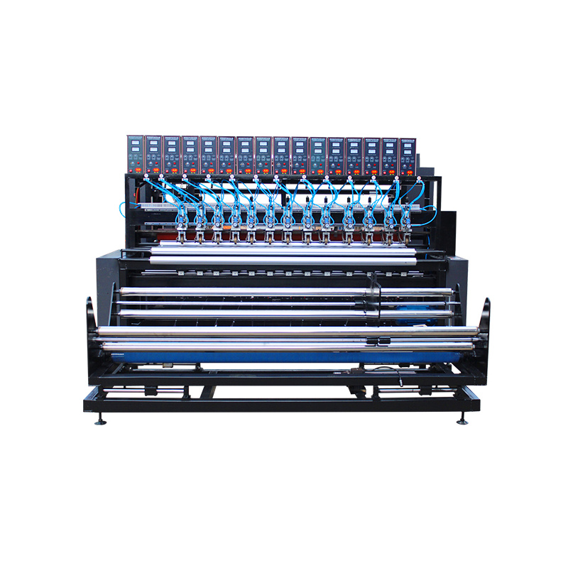 Ultrasonic slitting and cross cutting machine (three knives）