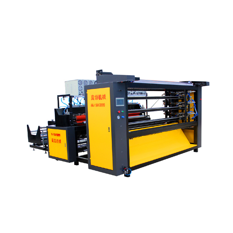 Ultrasonic slitting and cross cutting machine (three knives）