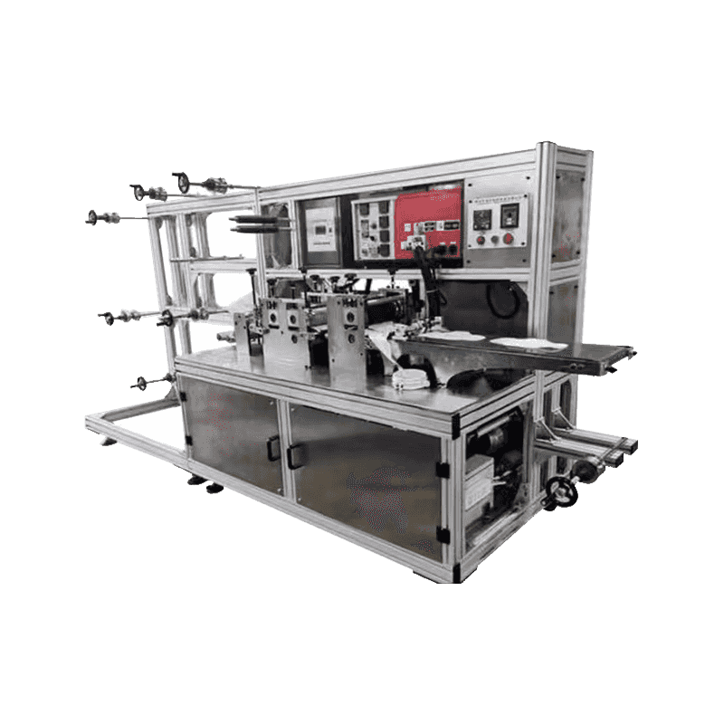 Sanitary napkin machine with glue coating function Sanitary napkin machine with glue coating function